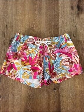 NWOT Hurley Multi Colored Tropical Flower Board Shorts Size: XS| Summer, Beach